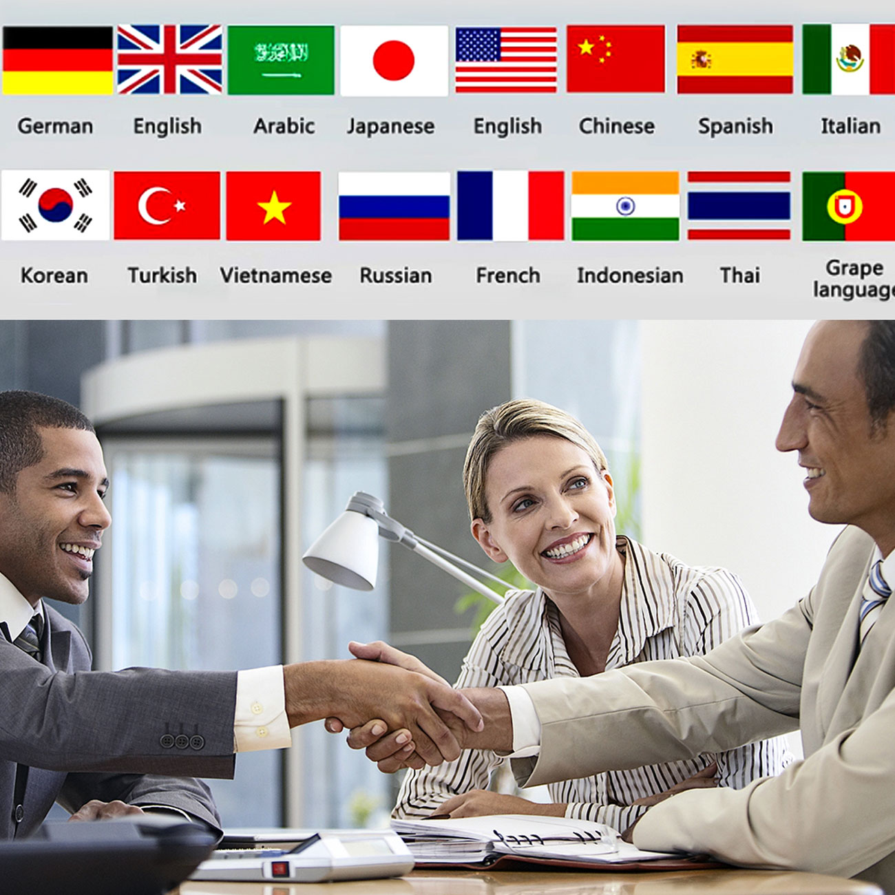 تسلط هندزفری به چندین زبان