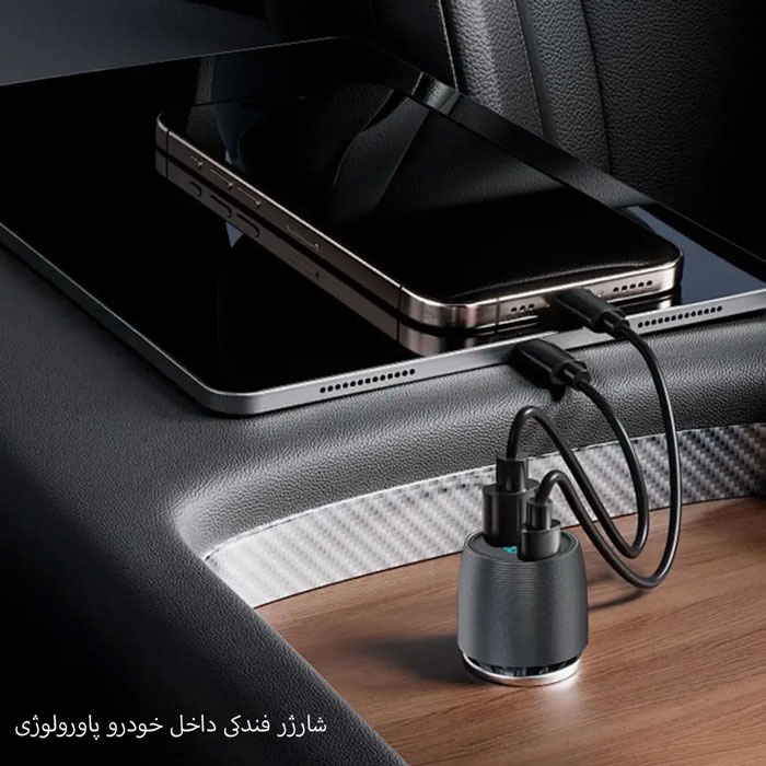 شارژر فندکی متصل به موبایل