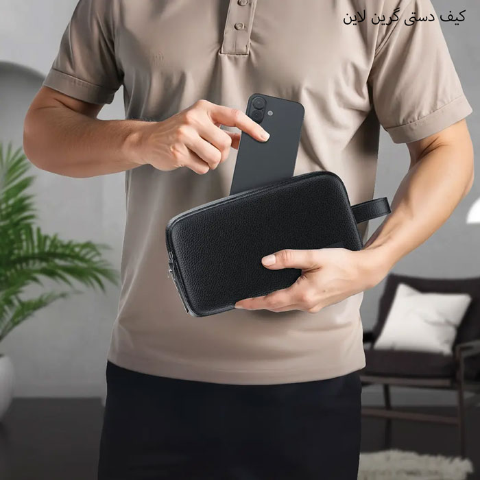 کیف دستی مردانه مشکی