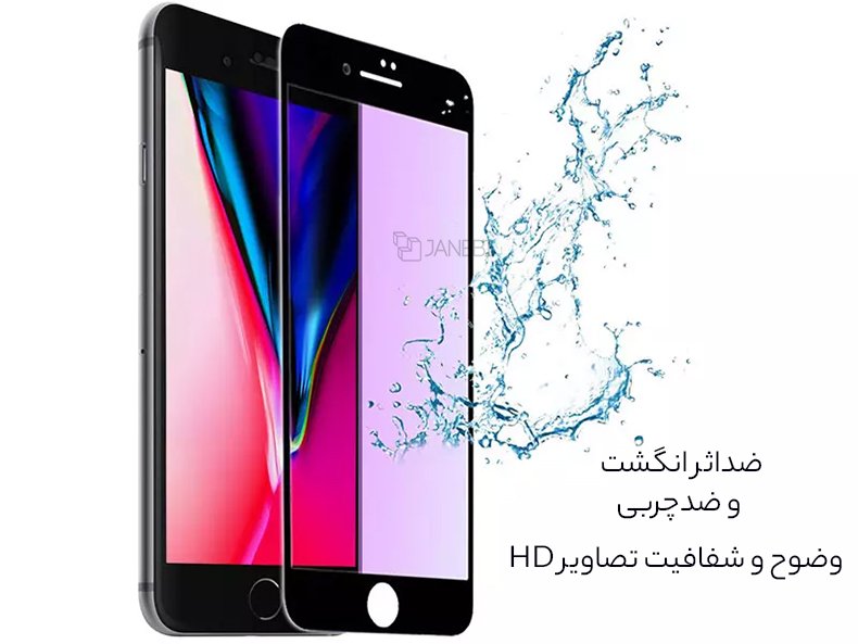 محافظ صفحه آیفون ضد لک